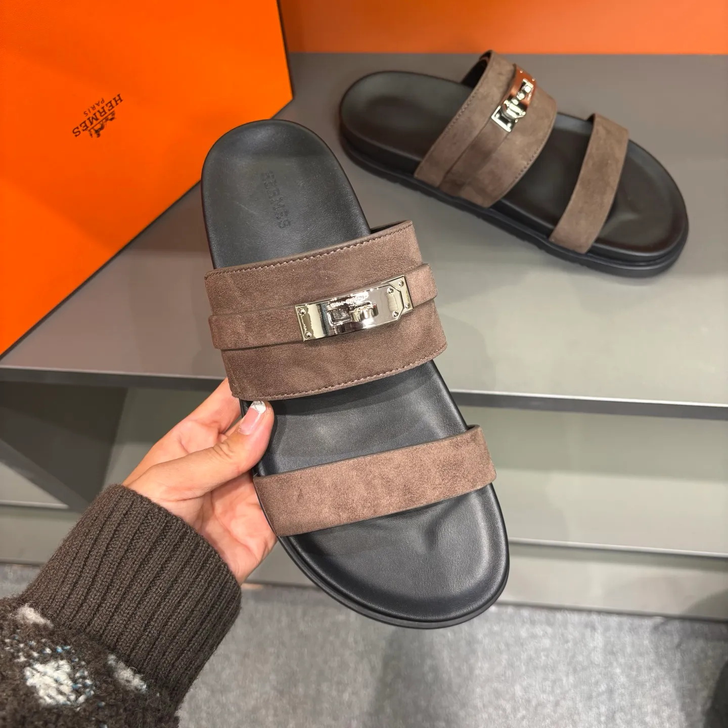 Men's shoes 💰300, size 38-45, the new 2014 summer Hermes shoes are the same as the original ones, handmade by masters! ❥High-end customization, exclusive products, the highest version in the industry⚠❥Using: Hermers upper: (pursuing top walking comfort) ✨Top quality on sale━━━━Hermes━━━━━